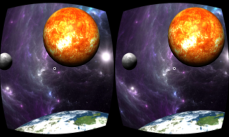 Space Simulator in VR